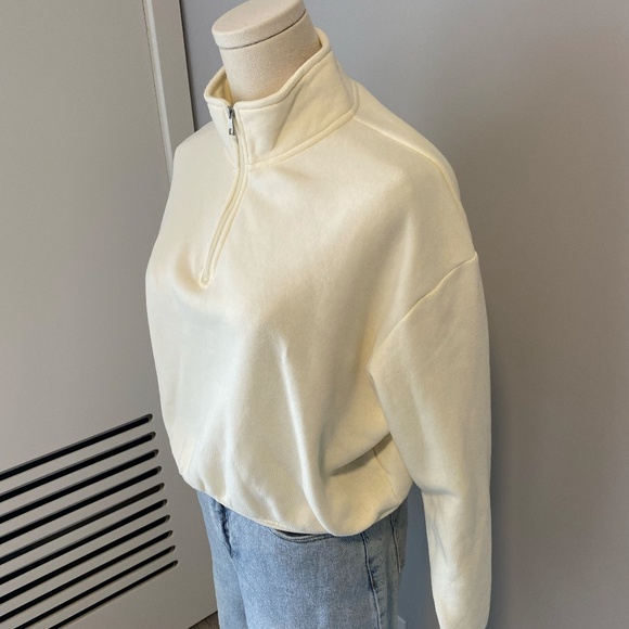 Yellow Quarter Zip Sweater - Picture 4 of 7